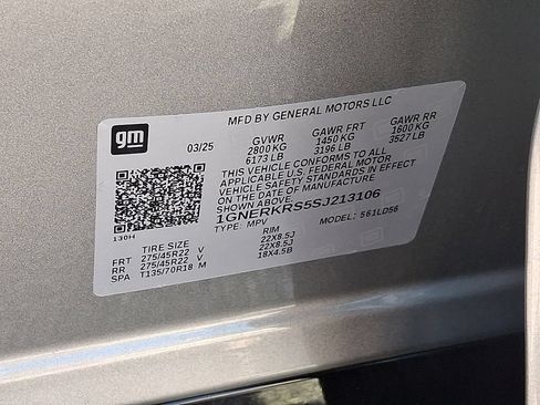 Used 2025 Chevrolet Traverse High Country w/ LPO, Floor Liner Package FWD image 26
