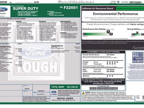 Used 2022 Ford F250 Lariat w/ Chrome Package AWD/4WD image 1