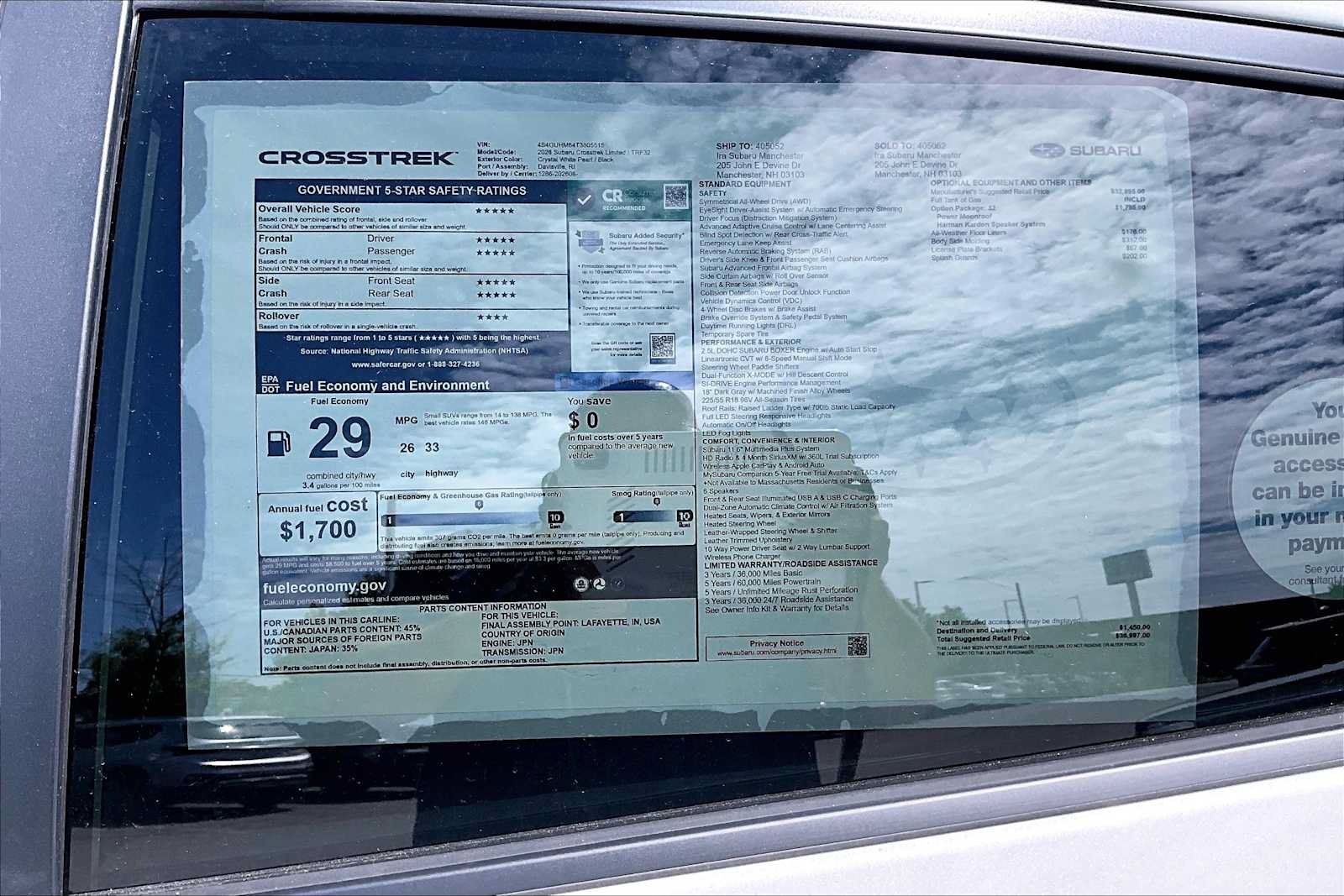 New 2026 Subaru Crosstrek 2.5i Limited AWD/4WD image 19