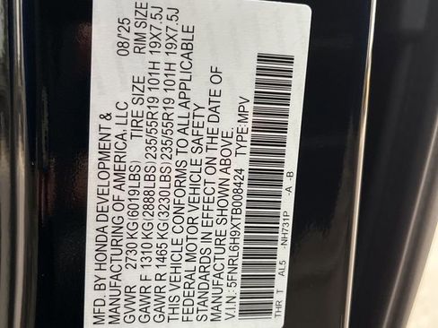 Certified 2026 Honda Odyssey Elite image 11