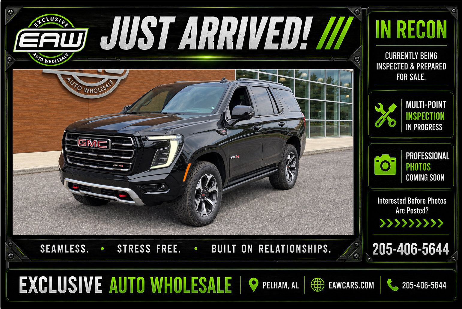Used 2026 GMC Yukon AT4 Ultimate w/ LPO, Floor Liner Package AWD/4WD image 1