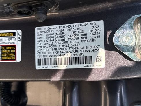 Used 2022 Honda CR-V EX-L image 16