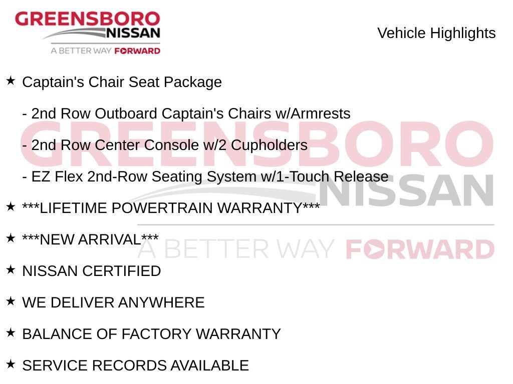 Certified 2025 Nissan Armada SL w/ Captain's Chari Seat Package AWD/4WD image 2