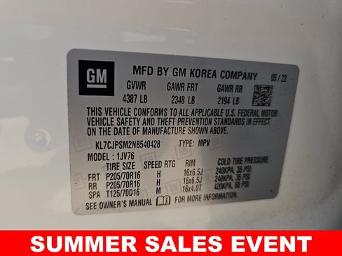 Used 2022 Chevrolet Trax LT w/ Driver Confidence Package AWD/4WD image 41