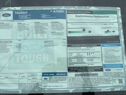 New 2025 Ford Transit 250 148 Medium Roof w/ Load Area Protection Package image 13