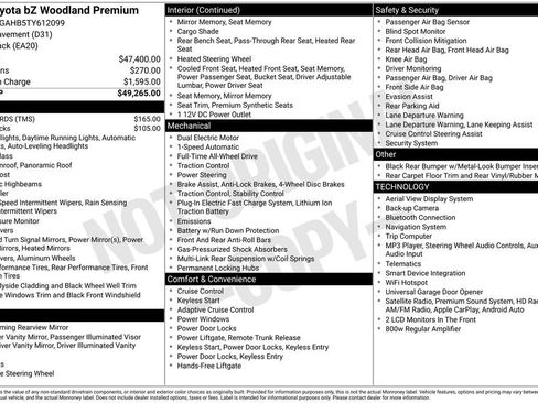 New 2026 Toyota bZ Woodland AWD/4WD image 40