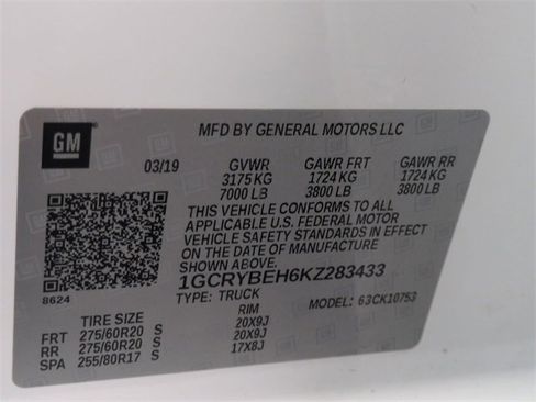 Used 2019 Chevrolet Silverado 1500 Custom w/ Custom Value Package image 32