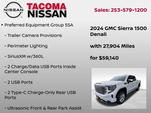 Used 2024 GMC Sierra 1500 Denali w/ Technology Package image 19