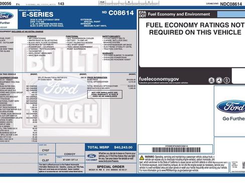 Used 2022 Ford E-350 and Econoline 350 Super Duty RWD image 9