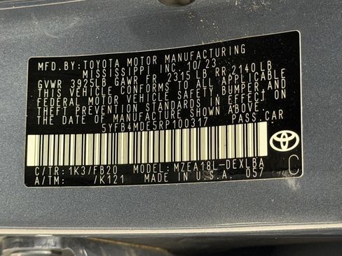 Used 2024 Toyota Corolla LE FWD image 24