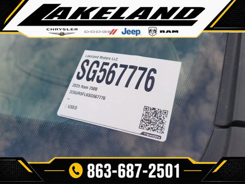 Used 2025 RAM 2500 Laramie AWD/4WD image 10