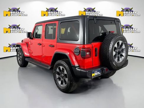 Used 2021 Jeep Wrangler Unlimited Sahara w/ Uconnect 4C Nav & Sound Group AWD/4WD image 7