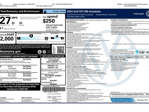 Used 2024 Volkswagen GTI Autobahn image 9