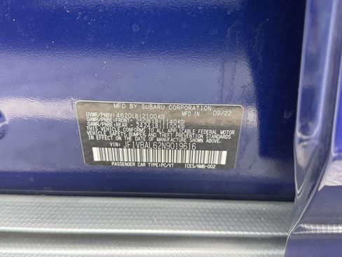 Used 2022 Subaru WRX Limited w/ Popular Package #2 image 26