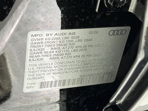 New 2026 Audi Q3 quattro 2.0T image 21