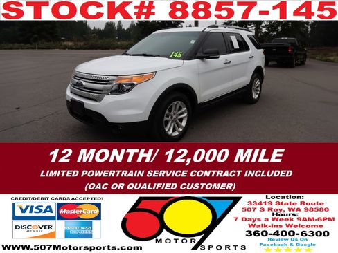 Used 2015 Ford Explorer XLT w/ Equipment Group 202B image 1