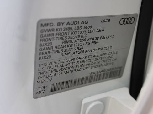 New 2025 Audi Q5 2.0T Premium Plus image 51