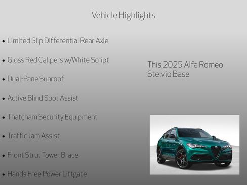 New 2025 Alfa Romeo Stelvio Sprint image 15