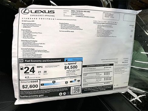 New 2026 Lexus RX 350 Premium image 13