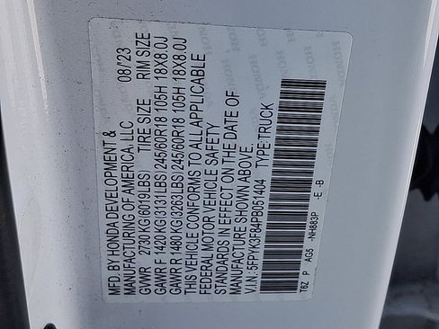 Certified 2023 Honda Ridgeline Black Edition image 28