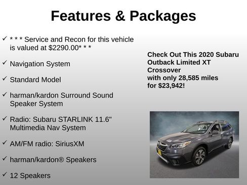 Used 2020 Subaru Outback Limited XT image 8