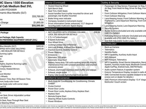 Used 2023 GMC Sierra 1500 Elevation AWD/4WD image 2