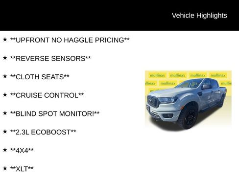 Certified 2023 Ford Ranger XLT w/ Equipment Group 302A High image 6