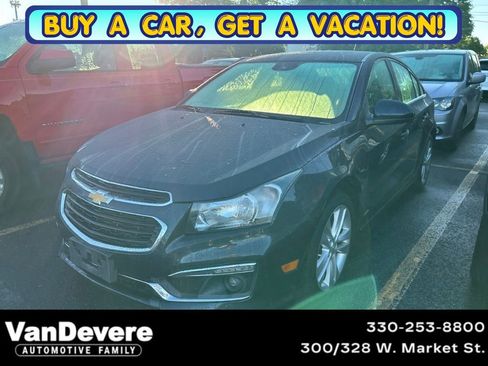 Used 2015 Chevrolet Cruze LTZ w/ Sun, Sound and Sport Package FWD image 1