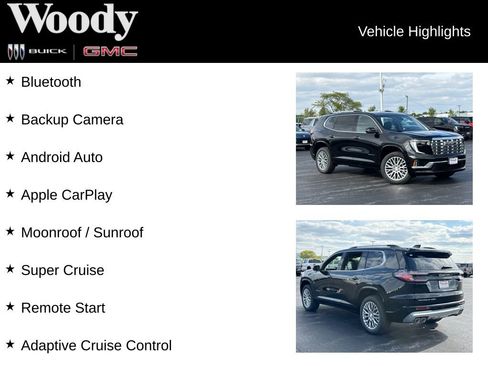 New 2026 GMC Acadia Denali w/ Super Cruise Package AWD/4WD image 3