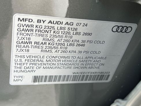 Certified 2024 Audi Q3 2.0T Premium Plus w/ Premium Plus Package AWD/4WD image 34