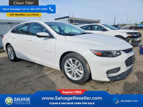 Used 2017 Chevrolet Malibu Hybrid w/ Driver Confidence Package FWD image 5