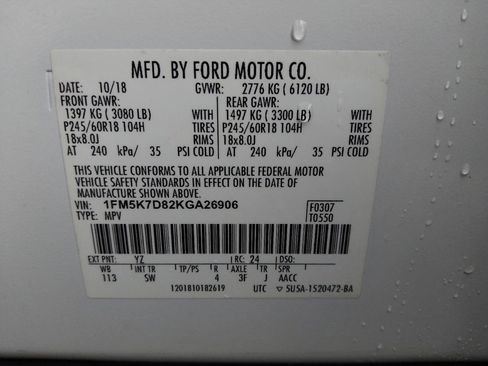 Used 2019 Ford Explorer XLT w/ Equipment Group 202A FWD image 33