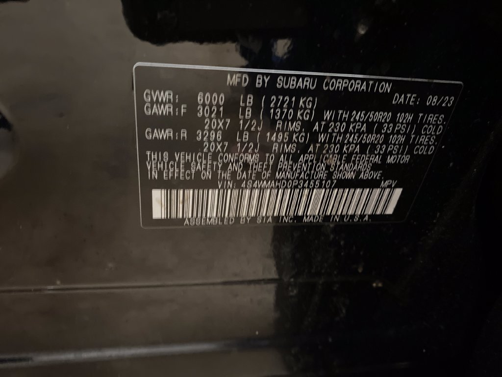 Certified 2023 Subaru Ascent Onyx Edition AWD/4WD image 30