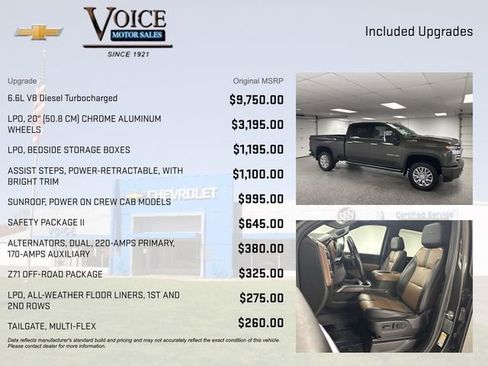 Used 2022 Chevrolet Silverado 3500 High Country w/ Safety Package II image 4