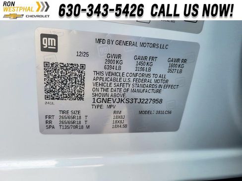 New 2026 Chevrolet Traverse Z71 w/ Enhanced Driving Package image 23