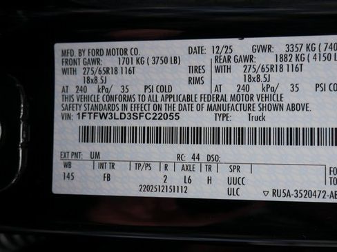 New 2025 Ford F150 XLT w/ Equipment Group 302A MID image 27