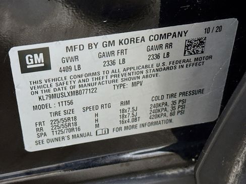 Used 2021 Chevrolet TrailBlazer RS w/ Convenience Package image 30