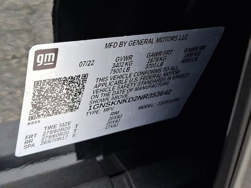 Used 2022 Chevrolet Tahoe LT w/ Luxury Package image 30