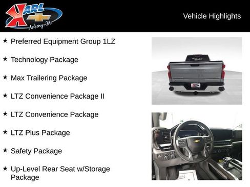 Certified 2024 Chevrolet Silverado 1500 LTZ w/ Technology Package image 2