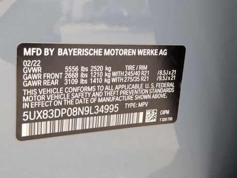 Used 2022 BMW X3 M40i AWD/4WD image 40