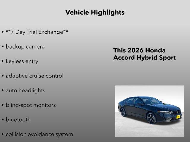 New 2026 Honda Accord Sport image 5