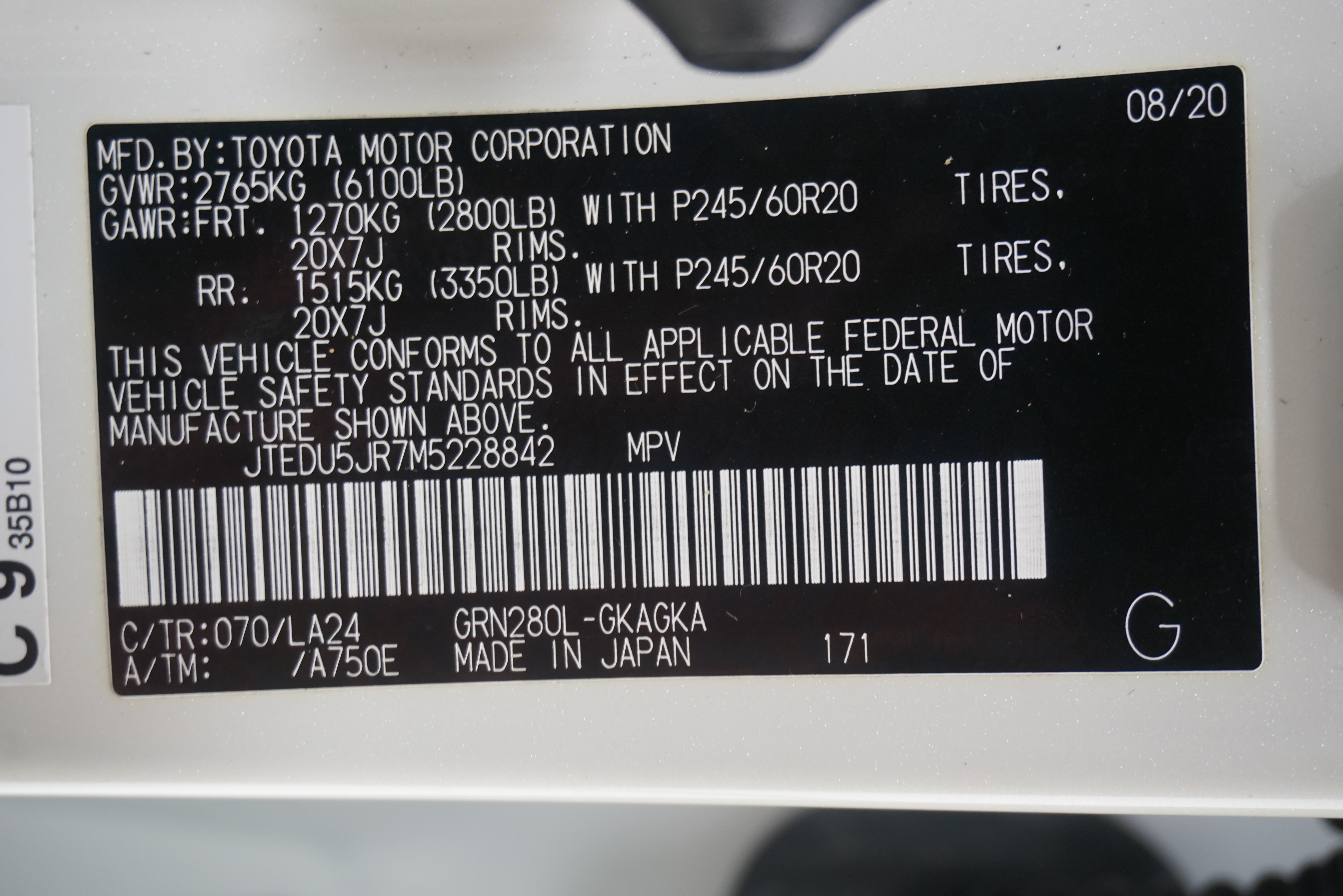 Used 2021 Toyota 4Runner Limited RWD image 35