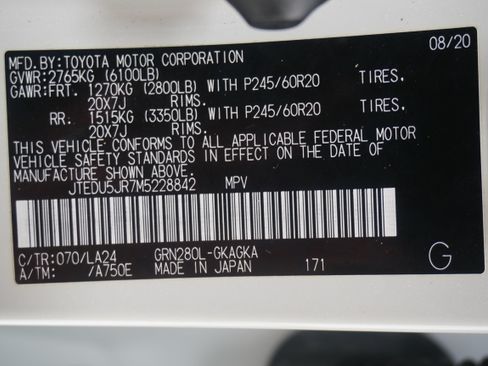 Used 2021 Toyota 4Runner Limited RWD image 35