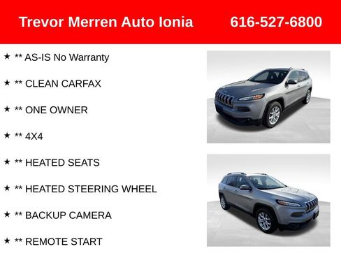 Used 2016 Jeep Cherokee Latitude w/ Cold Weather Group image 6