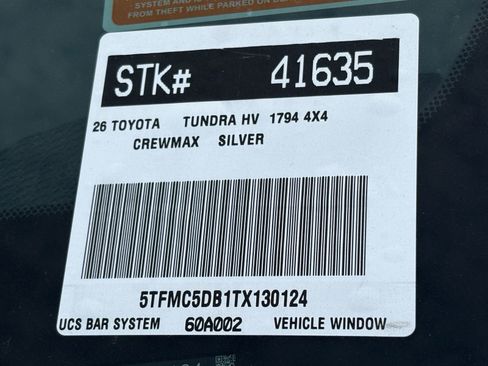 New 2026 Toyota Tundra 1794 Edition image 25
