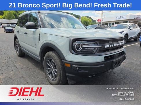 Used 2021 Ford Bronco Sport Big Bend w/ Big Bend Package (96B) AWD/4WD image 1