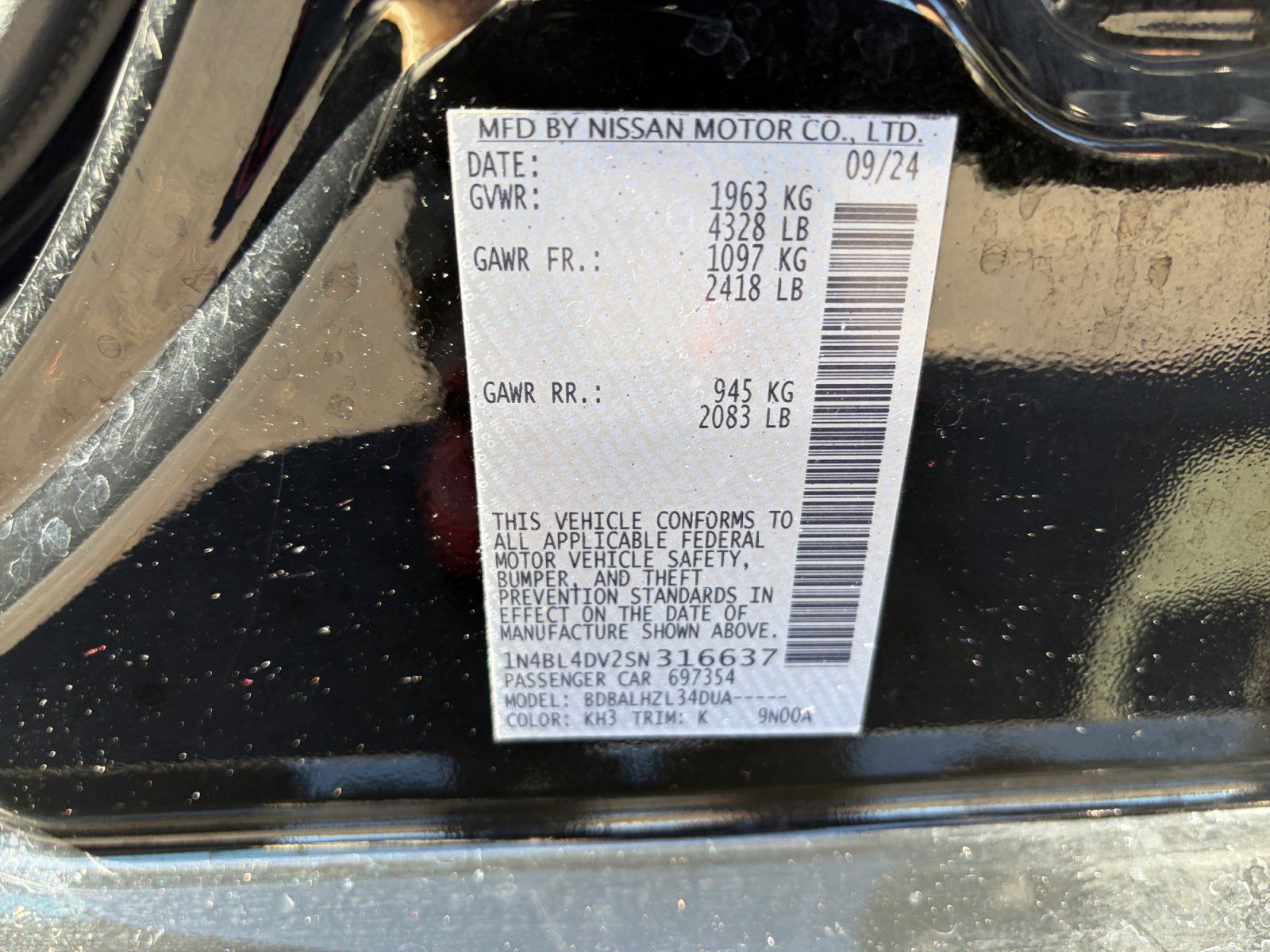 Used 2025 Nissan Altima 2.5 SV FWD image 25