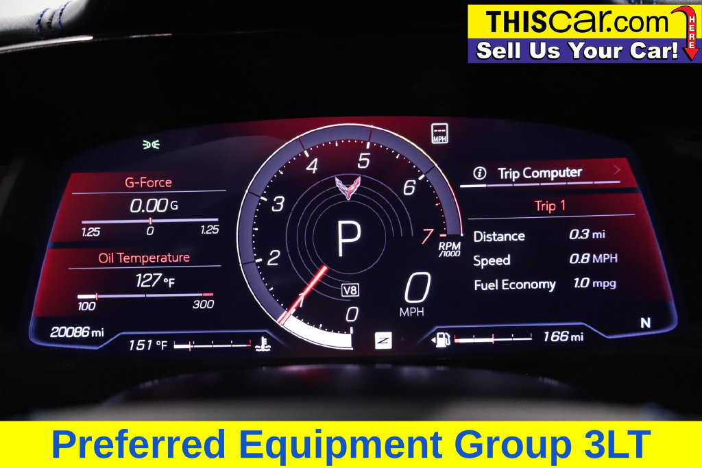 Used 2021 Chevrolet Corvette Stingray Premium Cpe w/ Z51 Performance Package RWD image 16