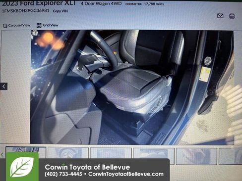 Used 2023 Ford Explorer XLT w/ Equipment Group 202A image 15