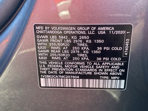 Used 2021 Volkswagen Atlas Cross Sport SEL image 30